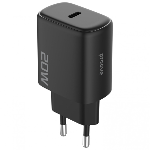 Мережевий зарядний пристрій Proove Silicone Power 2 20W (Type-C) + Cable Type-C to Lightning (1m) White, изображение 4