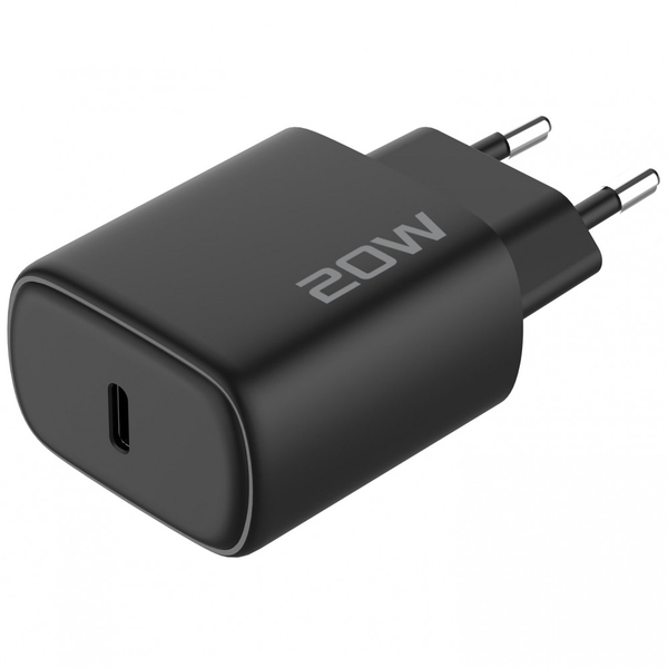 Мережевий зарядний пристрій Proove Silicone Power 2 20W (Type-C) + Cable Type-C to Lightning (1m) White, изображение 5