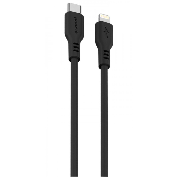 Кабель Proove Rebirth Type-C to Lightning 27W (1m) Black