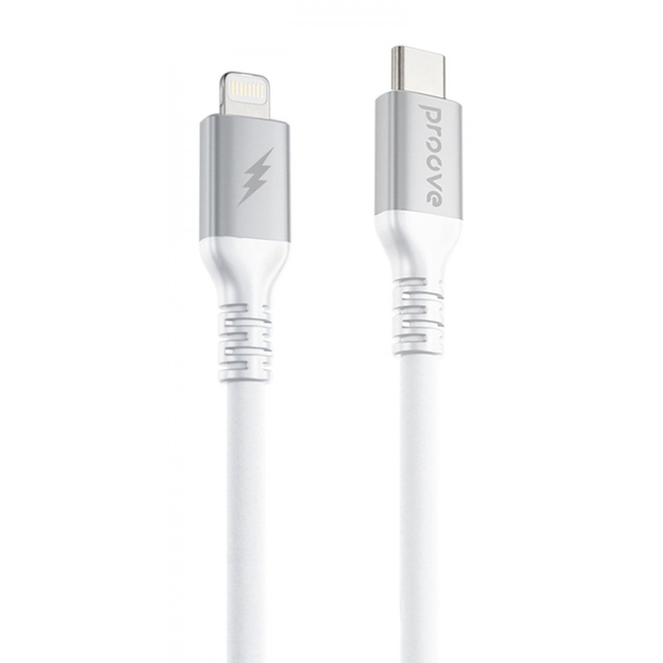Кабель Proove ReGen Silicone Type-C to Lightning 27W (1m) White
