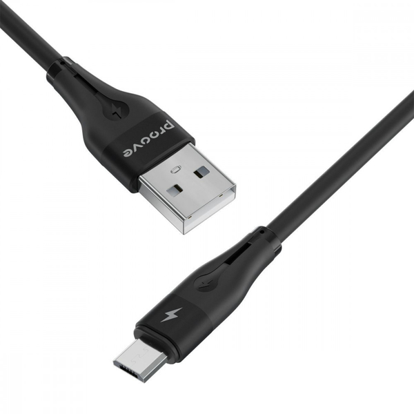 Кабель Proove Soft Silicone USB to Micro USB 2.4A (1m) White, изображение 7
