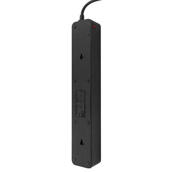Мережевий фільтр Proove Power Strip P-04 (4 розетки + 4 USB + 2 Type-C) 3M Black, изображение 4