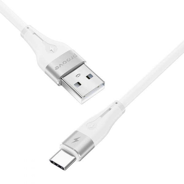Кабель Proove Soft Silicone USB to Type-C 2.4A (1m) Black, зображення 4