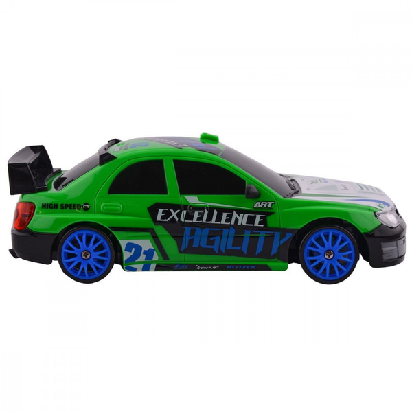 Машинка для дрифту на радіокеруванні Rally Series Subaru Impreza 4WD Green, зображення 3