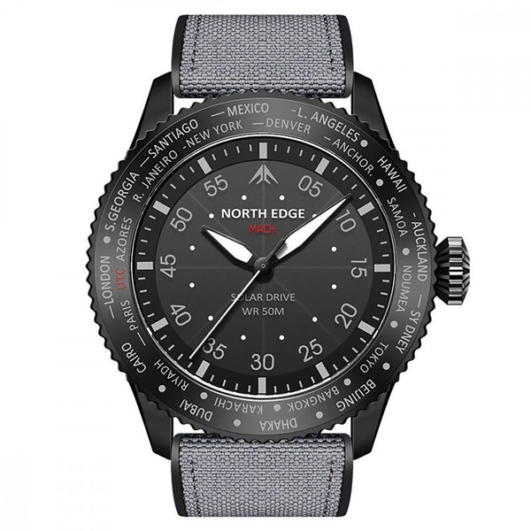Механічний Годинник NORTH EDGE MACH Black