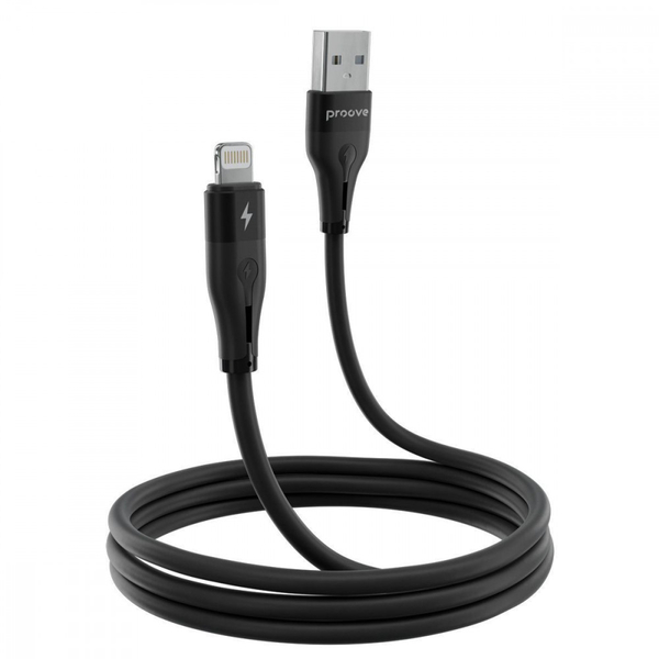 Кабель Proove Soft Silicone USB to Lightning 2.4A (1m) White, изображение 6