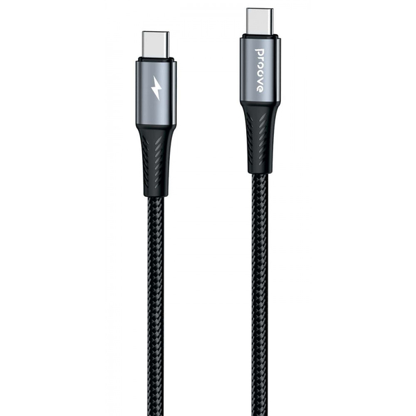 Кабель Proove WireX Pro Type-C to Type-C 100W (1.5m) Black