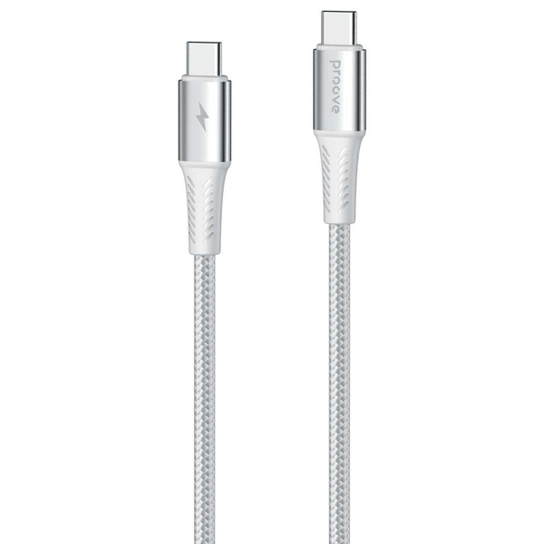 Кабель Proove WireX Pro Type-C to Type-C 100W (1.5m) White