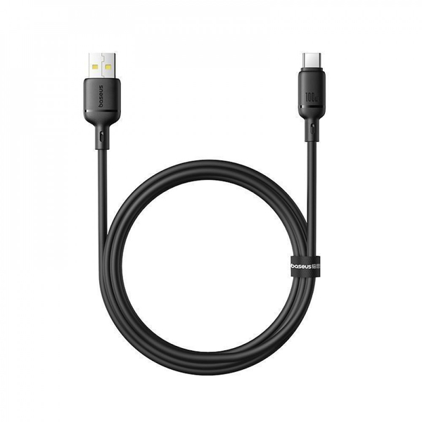 Кабель Baseus Silky Series Fast Charging Type-C 100W (1m) White, изображение 3