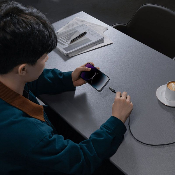 Кабель Baseus Gem Fast-Charging Type-C to Lightning 20W 1m Purple, изображение 7