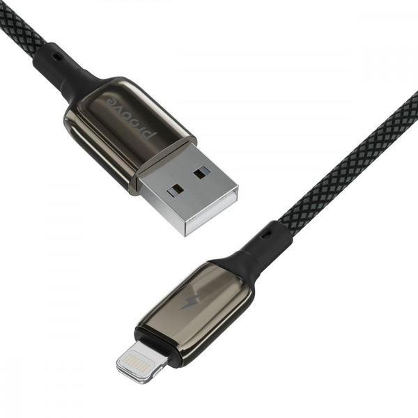 Кабель Proove Dense Metal USB to Lightning 2.4A (1m) White, зображення 7