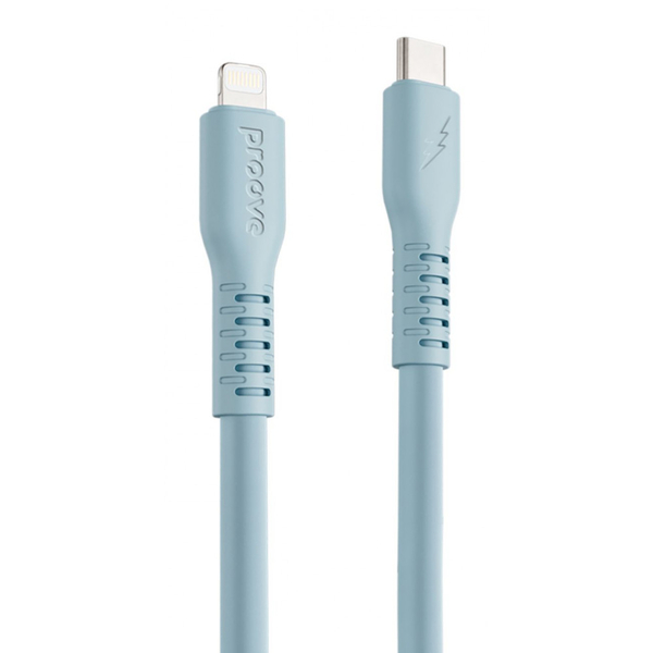Кабель Proove Eternal Type-C to Lightning 27W (1m) Light blue