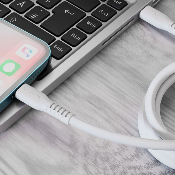 Кабель Proove Eternal Type-C to Lightning 27W (1m) Light blue, зображення 4