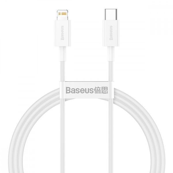 Кабель Baseus Superior Series Fast Charging Type-C to Lightning PD 20W (1m) White