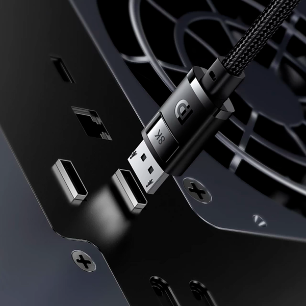 Кабель Baseus High Definition Series DP 8K to DP 8K (1,5m) Black, зображення 7
