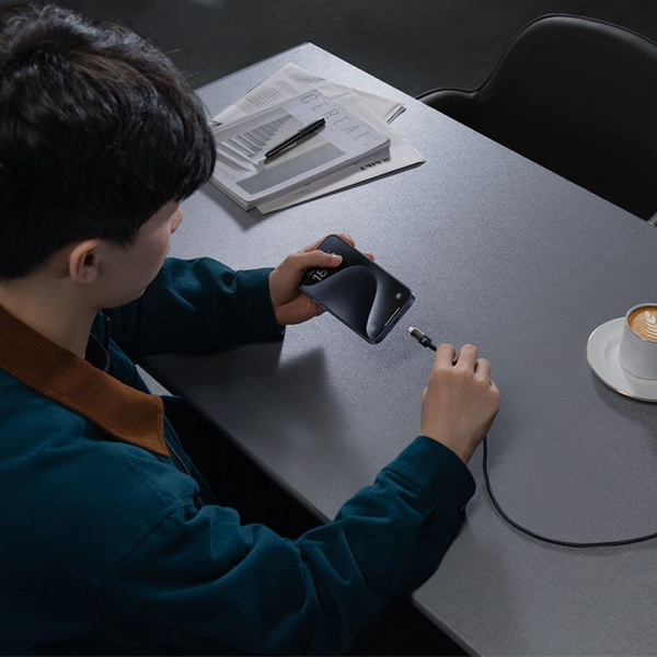 Кабель Baseus Gem Fast-Charging Type-C to Type-C 100W 2m Black, зображення 28