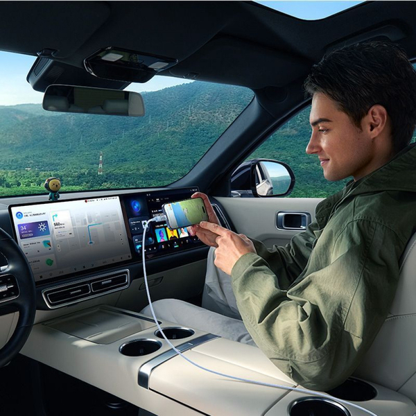 Кабель Baseus Gem Fast-Charging Type-C to Type-C 100W 2m Black, зображення 16