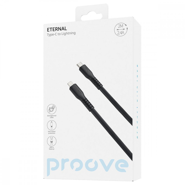 Кабель Proove Eternal Type-C to Lightning 27W (2m) Light blue, изображение 2
