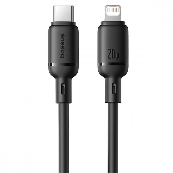 Кабель Baseus Silky Series Fast Charging Type-C to Lightning 20W (2m) White, изображение 3