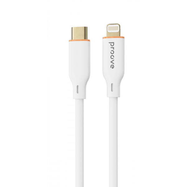 Кабель Proove Jelly Silicone Type-C to Lightning 27W (1m) White