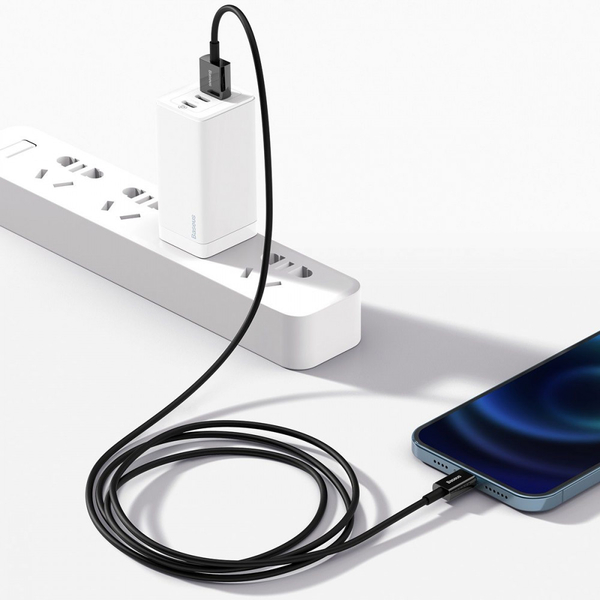 Кабель Baseus Superior Series Fast Charging Lightning 2.4A (2m) White, изображение 4