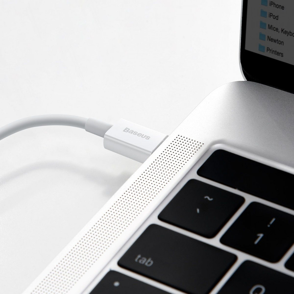 Кабель Baseus Superior Series Fast Charging Data Type-C to Lightning PD 20W (0.25m) White, зображення 4
