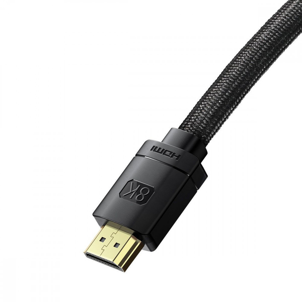 Кабель Baseus High Definition HDMI 8K to HDMI 8K (1m) Black, изображение 4