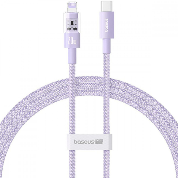 Кабель Baseus Gem Fast-Charging Type-C to Lightning 20W 1m Purple