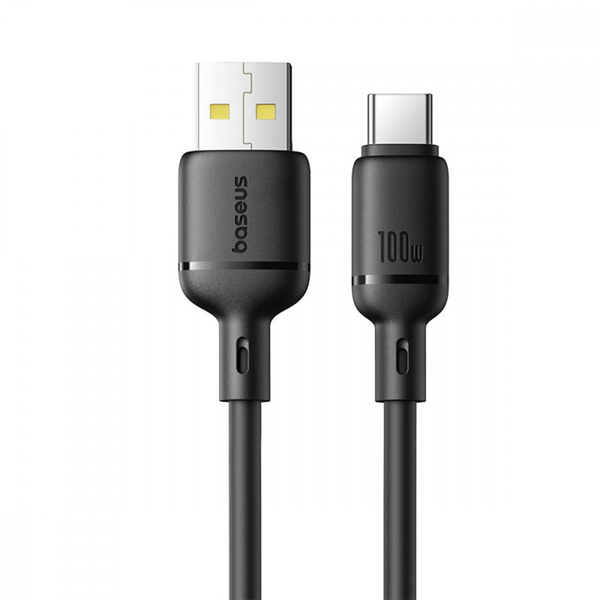 Кабель Baseus Silky Series Fast Charging Type-C 100W (2m) White, зображення 3