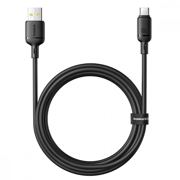 Кабель Baseus Silky Series Fast Charging Type-C 100W (2m) Black