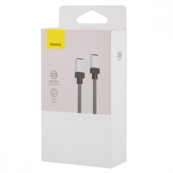 Кабель Baseus CoolPlay Series Type-C to Lightning 20W (2m) Black, зображення 2