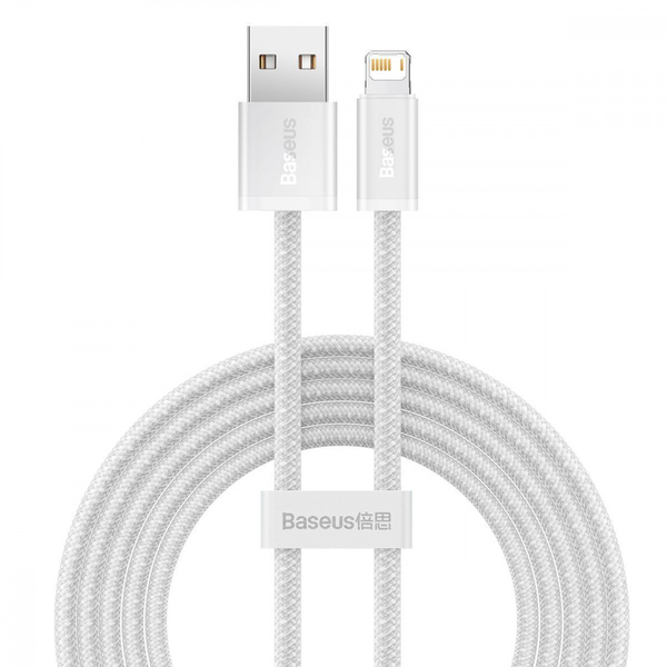 Кабель Baseus Dynamic Series Fast Charging Lightning 2.4A (2m) White