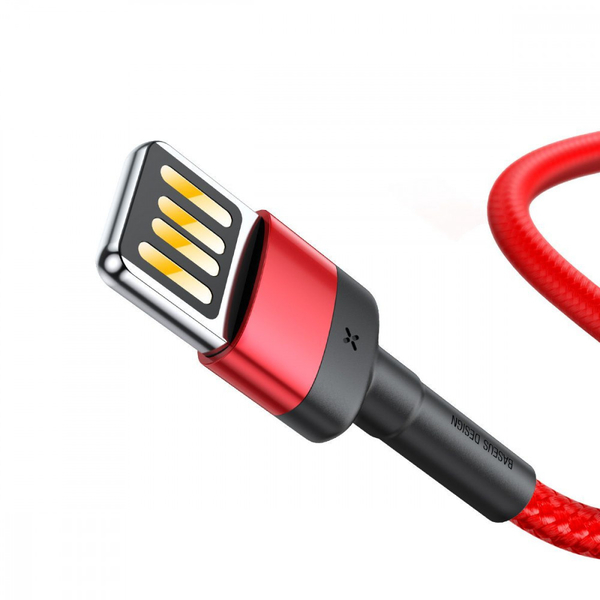 Кабель Baseus Cafule Lightning Special Edition 2.4A (1m) Red/black, изображение 9