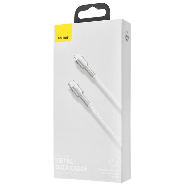 Кабель Baseus Cafule Metal Type-C to Lightning PD 20W (1m) Green, изображение 2