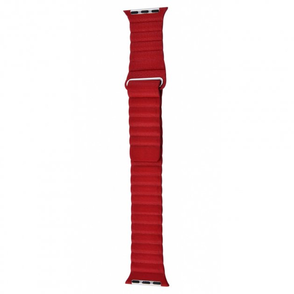 Ремешок Apple Watch Leather Loop 38 mm/40 mm Red, Цвет: Красный, Оригинальное название цвета: Red, Диагональ экрана: 1,78 (44 mm)