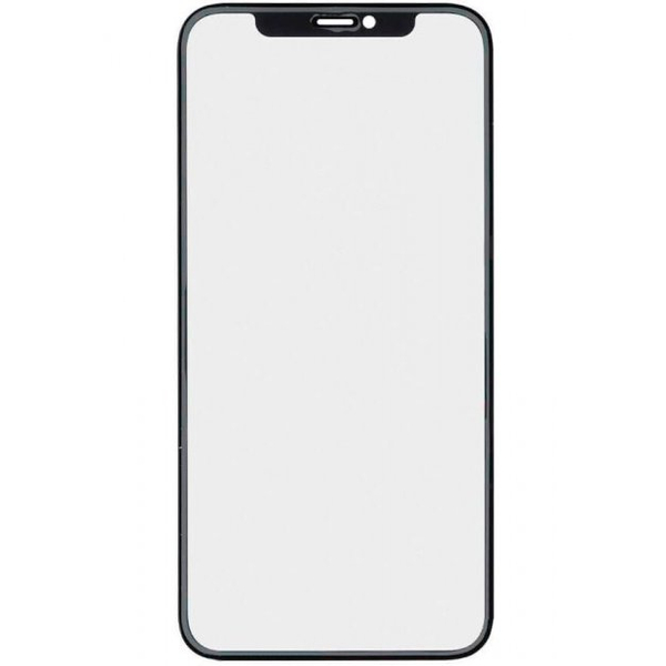 Стекло дисплея Apple iPhone 12/12 Pro Black Glass with OCA