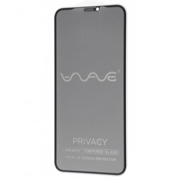 Защитное стекло антишпион WAVE Privacy IPhone 12/12 Pro (black)