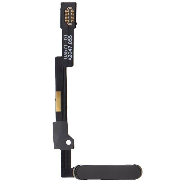 Шлейф (flex) для iPad Mini 6 (2021) с кнопкой включения и отпечатком пальца Black original