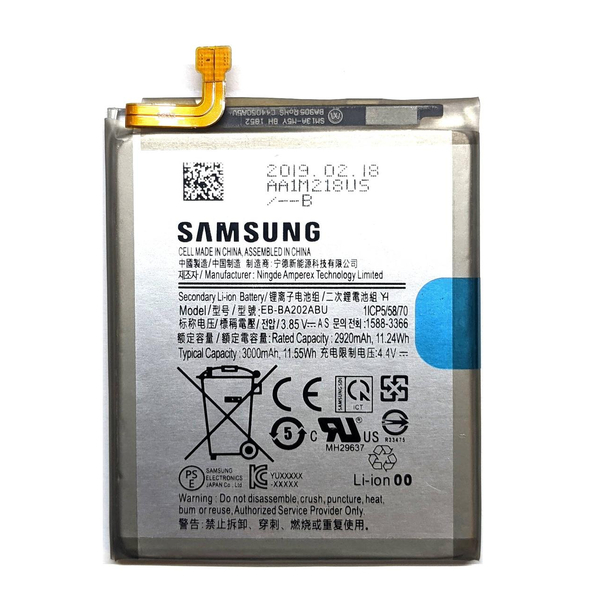 Аккумулятор Samsung EB-BA202ABU для Galaxy A20 A205F/ Galaxy A20e A202F original