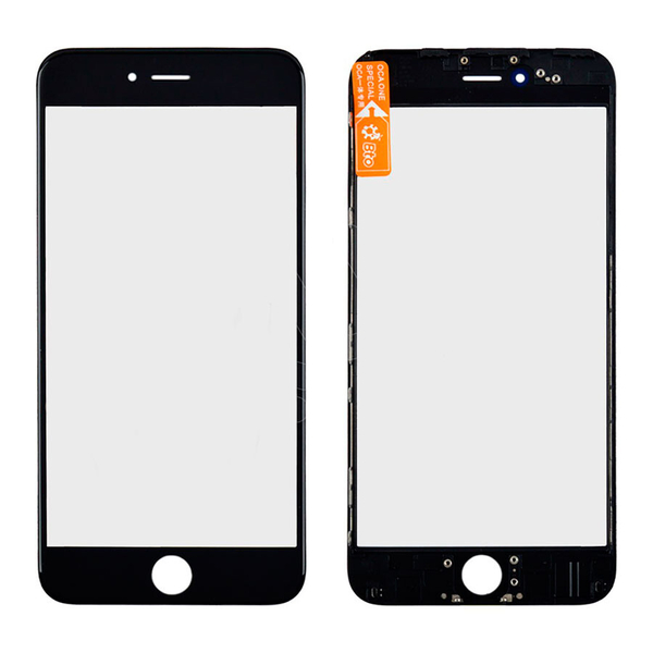 Стекло дисплея Apple iPhone 6 Black Full Glass with OCA