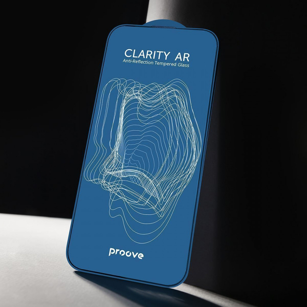 Захисне скло Proove Clarity AR iPhone 14 Pro Max/15 Plus/16 Plus Black, изображение 3