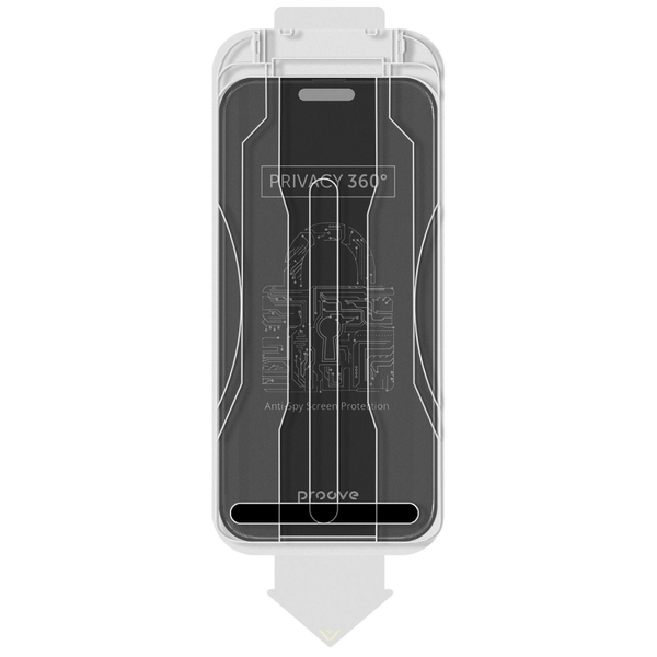 Захисне скло Proove Privacy 360 Installation Box iPhone 17 Air Black, изображение 3