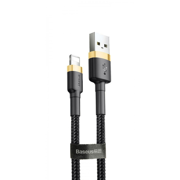 Кабель Baseus Cafule Lightning 1.5A (2m) Gold/black