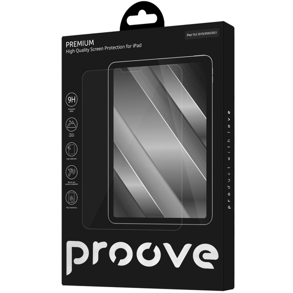 Захисне скло Proove Premium for iPad 10.2 2019/2020/2021 Transparent, изображение 2