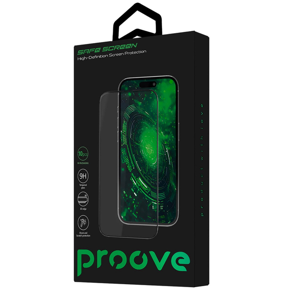 Захисне скло Proove Safe Screen Xiaomi Redmi Note 11 Pro (4G/5G)/Note 12 Pro 4G/Note 14 4G Global/Note 14 5G/Poco M7 Pro Black, изображение 2