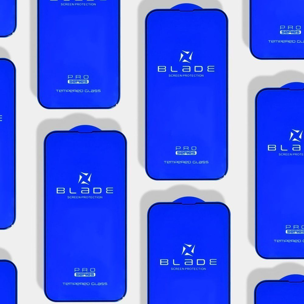 Захисне скло BLADE LITE Series Full Glue iPhone 12/12 Pro без упаковки Black, изображение 2