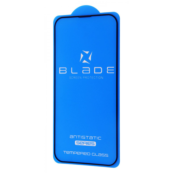 Захисне скло BLADE ANTISTATIC Series Full Glue iPhone 13/13 Pro/14/16e Black