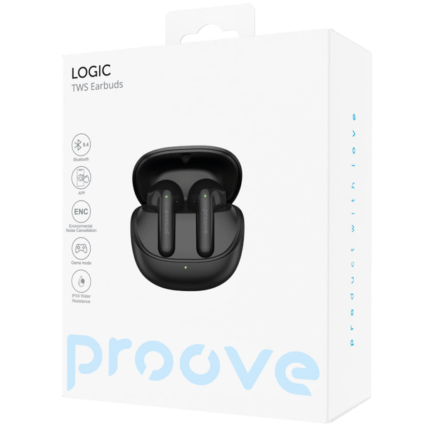 Бездротові навушники Proove Logic TWS (APP) Pearl white, зображення 2