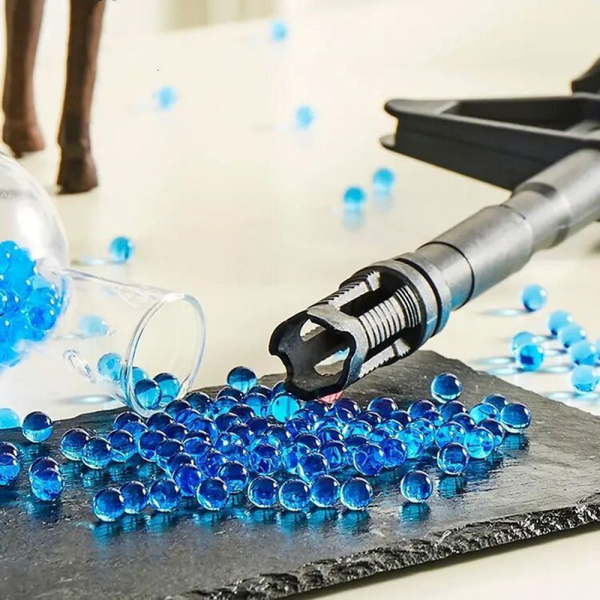 Гідрогелеві кульки (10000 шт.) для дитячої зброї Blue, изображение 3