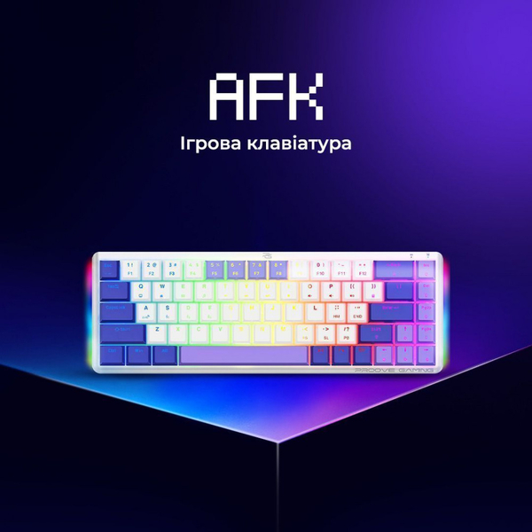Бездротова клавіатура Proove Gaming AFK (Ukraine Layout) Black, изображение 7